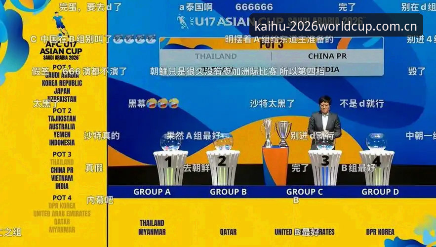 U17世界杯抽签结果解读教程：2026世界杯外围投注官网带你分析中国青年军分组形势
